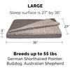 image:imageFurHaven Dog Bed Cover Replacement SofaStyle Design with Soft Breathable Fabric for Cozy Comfort Machine Washable Large Plush amp Velvet Granite GrayBlanket Top  Berber  Suede Gray