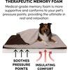 image:imageFurHaven Dog Bed Cover Replacement SofaStyle Design with Soft Breathable Fabric for Cozy Comfort Machine Washable Large Plush amp Velvet Granite GrayBlanket Top  Berber  Suede Espresso