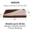 image:imageFurHaven Dog Bed Cover Replacement SofaStyle Design with Soft Breathable Fabric for Cozy Comfort Machine Washable Large Plush amp Velvet Granite GrayBlanket Top  Berber  Suede Espresso