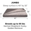 image:imageFurHaven Dog Bed Cover Replacement SofaStyle Design with Soft Breathable Fabric for Cozy Comfort Machine Washable Large Plush amp Velvet Granite GrayBlanket Top  Berber  Suede Gray