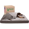 image:imageFurHaven Dog Bed Cover Replacement SofaStyle Design with Soft Breathable Fabric for Cozy Comfort Machine Washable Large Plush amp Velvet Granite GrayBlanket Top  Berber  Suede Gray