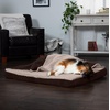 image:imageFurHaven Dog Bed Cover Replacement SofaStyle Design with Soft Breathable Fabric for Cozy Comfort Machine Washable Large Plush amp Velvet Granite GrayBlanket Top  Berber  Suede Espresso