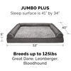 image:imageFurHaven Dog Bed Cover Replacement SofaStyle Design with Soft Breathable Fabric for Cozy Comfort Machine Washable Large Plush amp Velvet Granite GrayCharcoal
