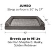 image:imageFurHaven Dog Bed Cover Replacement SofaStyle Design with Soft Breathable Fabric for Cozy Comfort Machine Washable Large Plush amp Velvet Granite GrayCharcoal