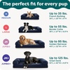 image:imageFurHaven Dog Bed Cover Replacement SofaStyle Design with Soft Breathable Fabric for Cozy Comfort Machine Washable Large Plush amp Velvet Granite GrayCeladon Green