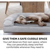 image:imageFurHaven Dog Bed Cover Replacement SofaStyle Design with Soft Breathable Fabric for Cozy Comfort Machine Washable Large Plush amp Velvet Granite GrayGray