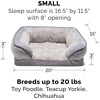 image:imageFurHaven Dog Bed Cover Replacement SofaStyle Design with Soft Breathable Fabric for Cozy Comfort Machine Washable Large Plush amp Velvet Granite GrayGranite Gray