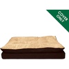 image:imageFurHaven Dog Bed Cover Replacement SofaStyle Design with Soft Breathable Fabric for Cozy Comfort Machine Washable Large Plush amp Velvet Granite GrayPillow Top  Minky Plush  Suede French Roast
