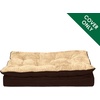 image:imageFurHaven Dog Bed Cover Replacement SofaStyle Design with Soft Breathable Fabric for Cozy Comfort Machine Washable Large Plush amp Velvet Granite GrayPillow Top  Minky Plush  Suede French Roast