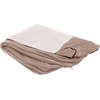 image:imageFurHaven Dog Bed Cover Replacement SofaStyle Design with Soft Breathable Fabric for Cozy Comfort Machine Washable Large Plush amp Velvet Granite GraySherpa  Chenille Cream