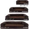 image:imageFurHaven Dog Bed Cover Replacement SofaStyle Design with Soft Breathable Fabric for Cozy Comfort Machine Washable Large Plush amp Velvet Granite GraySherpa  Chenille Coffee