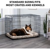 image:imageFurHaven Dog Bed for Extra Small Dogs amp Cats Bolster Crate Pad with Soft Supportive Base for Carriers amp Kennels Machine Washable Extra Small Sherpa Fleece CreamCream