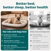 image:imageFurHaven Dog Bed for Extra Small Dogs amp Cats Bolster Crate Pad with Soft Supportive Base for Carriers amp Kennels Machine Washable Extra Small Sherpa Fleece CreamCream