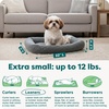 image:imageFurHaven Dog Bed for Extra Small Dogs amp Cats Bolster Crate Pad with Soft Supportive Base for Carriers amp Kennels Machine Washable Extra Small Sherpa Fleece GraySmall