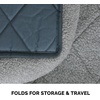 image:imageFurHaven Dog Bed for Extra Small Dogs amp Cats Bolster Crate Pad with Soft Supportive Base for Carriers amp Kennels Machine Washable Extra Small Sherpa Fleece GraySmall Pack of 2
