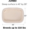 image:imageFurHaven Dog Bed for Extra Small Dogs amp Cats Bolster Crate Pad with Soft Supportive Base for Carriers amp Kennels Machine Washable Extra Small Sherpa Fleece CreamCream