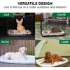 image:imageFurHaven Dog Bed for Extra Small Dogs amp Cats Bolster Crate Pad with Soft Supportive Base for Carriers amp Kennels Machine Washable Extra Small Sherpa Fleece CreamCream