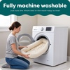 image:imageFurHaven Dog Bed for Extra Small Dogs amp Cats Bolster Crate Pad with Soft Supportive Base for Carriers amp Kennels Machine Washable Extra Small Sherpa Fleece CreamCream