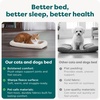 image:imageFurHaven Dog Bed for Extra Small Dogs amp Cats Bolster Crate Pad with Soft Supportive Base for Carriers amp Kennels Machine Washable Extra Small Sherpa Fleece CreamCream