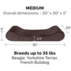 image:imageFurHaven Replacement Dog Bed Cover Contour Luxe Lounger Design Soft amp Breathable Fabric for Cozy Comfort Machine Washable Jumbo XL Ultra Plush Faux Fur amp Suede ChocolateMinky Plush  Velvet Espresso