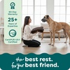image:imageFurHaven Replacement Dog Bed Cover Contour Luxe Lounger Design Soft amp Breathable Fabric for Cozy Comfort Machine Washable Jumbo XL Ultra Plush Faux Fur amp Suede ChocolateUltra Plush Chocolate