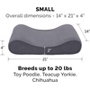 image:imageFurHaven Replacement Dog Bed Cover Contour Luxe Lounger Design Soft amp Breathable Fabric for Cozy Comfort Machine Washable Jumbo XL Ultra Plush Faux Fur amp Suede ChocolateMicrovelvet Gray