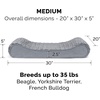 image:imageFurHaven Replacement Dog Bed Cover Contour Luxe Lounger Design Soft amp Breathable Fabric for Cozy Comfort Machine Washable Jumbo XL Ultra Plush Faux Fur amp Suede ChocolateUltra Plush Gray