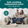 image:imageFurHaven Replacement Dog Bed Cover Contour Luxe Lounger Design Soft amp Breathable Fabric for Cozy Comfort Machine Washable Jumbo XL Ultra Plush Faux Fur amp Suede ChocolateUltra Plush Cream