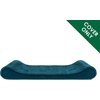 image:imageFurHaven Replacement Dog Bed Cover Contour Luxe Lounger Design Soft amp Breathable Fabric for Cozy Comfort Machine Washable Jumbo XL Ultra Plush Faux Fur amp Suede ChocolateMinky Plush  Velvet Spruce Blue