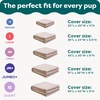 image:imageFurHaven Replacement Dog Bed Cover Contour Luxe Lounger Design Soft amp Breathable Fabric for Cozy Comfort Machine Washable Jumbo XL Ultra Plush Faux Fur amp Suede ChocolateUltra Plush Cream