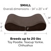 image:imageFurHaven Replacement Dog Bed Cover Contour Luxe Lounger Design Soft amp Breathable Fabric for Cozy Comfort Machine Washable Jumbo XL Ultra Plush Faux Fur amp Suede ChocolateMicrovelvet Espresso