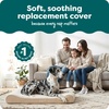 image:imageFurHaven Replacement Dog Bed Cover Contour Luxe Lounger Design Soft amp Breathable Fabric for Cozy Comfort Machine Washable Jumbo XL Ultra Plush Faux Fur amp Suede ChocolateUltra Plush Cream