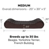 image:imageFurHaven Replacement Dog Bed Cover Contour Luxe Lounger Design Soft amp Breathable Fabric for Cozy Comfort Machine Washable Jumbo XL Ultra Plush Faux Fur amp Suede ChocolateUltra Plush Chocolate