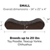 image:imageFurHaven Replacement Dog Bed Cover Contour Luxe Lounger Design Soft amp Breathable Fabric for Cozy Comfort Machine Washable Jumbo XL Ultra Plush Faux Fur amp Suede ChocolateUltra Plush Chocolate