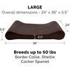 image:imageFurHaven Replacement Dog Bed Cover Contour Luxe Lounger Design Soft amp Breathable Fabric for Cozy Comfort Machine Washable Jumbo XL Ultra Plush Faux Fur amp Suede ChocolateMicrovelvet Espresso