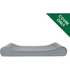 image:imageFurHaven Replacement Dog Bed Cover Contour Luxe Lounger Design Soft amp Breathable Fabric for Cozy Comfort Machine Washable Jumbo XL Ultra Plush Faux Fur amp Suede ChocolateUltra Plush Gray