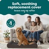 image:imageFurHaven Replacement Dog Bed Cover Contour Luxe Lounger Design Soft amp Breathable Fabric for Cozy Comfort Machine Washable Jumbo XL Ultra Plush Faux Fur amp Suede ChocolateUltra Plush Chocolate