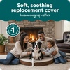 image:imageFurHaven Replacement Dog Bed Cover for Sherpa amp Suede Snuggery Fits Cool GelTop Foam Beds amp Solid Orthopedic Foam Beds Machine Washable Jumbo XL 44 inch GrayFaux Lambswool  Suede Espresso