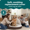 image:imageFurHaven Replacement Dog Bed Cover for Sherpa amp Suede Snuggery Fits Cool GelTop Foam Beds amp Solid Orthopedic Foam Beds Machine Washable Jumbo XL 44 inch GrayFaux Lambswool  Suede Espresso