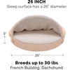 image:imageFurHaven Replacement Dog Bed Cover for Sherpa amp Suede Snuggery Fits Cool GelTop Foam Beds amp Solid Orthopedic Foam Beds Machine Washable Jumbo XL 44 inch GrayFaux Lambswool  Suede Cream