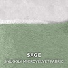 image:imageFurHaven Replacement Dog Bed Cover for Sherpa amp Suede Snuggery Fits Cool GelTop Foam Beds amp Solid Orthopedic Foam Beds Machine Washable Jumbo XL 44 inch GrayMicrovelvet Sage