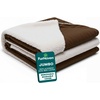 image:imageFurHaven Replacement Dog Bed Cover for Sherpa amp Suede Snuggery Fits Cool GelTop Foam Beds amp Solid Orthopedic Foam Beds Machine Washable Jumbo XL 44 inch GrayFaux Lambswool  Suede Espresso