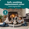 image:imageFurHaven Replacement Dog Bed Cover for Sherpa amp Suede Snuggery Fits Cool GelTop Foam Beds amp Solid Orthopedic Foam Beds Machine Washable Jumbo XL 44 inch GrayFaux Lambswool  Suede Gray