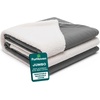 image:imageFurHaven Replacement Dog Bed Cover for Sherpa amp Suede Snuggery Fits Cool GelTop Foam Beds amp Solid Orthopedic Foam Beds Machine Washable Jumbo XL 44 inch GrayFaux Lambswool  Suede Gray