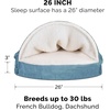 image:imageFurHaven Replacement Dog Bed Cover for Sherpa amp Suede Snuggery Fits Cool GelTop Foam Beds amp Solid Orthopedic Foam Beds Machine Washable Jumbo XL 44 inch GrayFaux Lambswool  Suede Blue