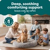image:imageFurhaven 23 Round Calming Donut Dog Bed for Indoor Cats amp Small Dogs Washable For Dogs Up to 20 lbs  Shaggy Plush Long Faux Fur Donut Bed  Gray Small 230L x 230W x 90ThMist Gray