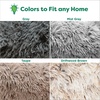 image:imageFurhaven 23 Round Calming Donut Dog Bed for Indoor Cats amp Small Dogs Washable For Dogs Up to 20 lbs  Shaggy Plush Long Faux Fur Donut Bed  Gray Small 230L x 230W x 90ThDriftwood