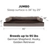 image:imageFurhaven Replacement Dog Bed Cover Comfy Couch Plush amp Dcor SofaStyle Machine Washable  Diamond Brown LargeDiamond Brown