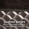 image:imageFurhaven Replacement Dog Bed Cover Comfy Couch Plush amp Dcor SofaStyle Machine Washable  Diamond Brown LargeDiamond Brown