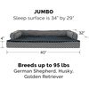image:imageFurhaven Replacement Dog Bed Cover Comfy Couch Plush amp Dcor SofaStyle Machine Washable  Diamond Brown LargeDiamond Gray